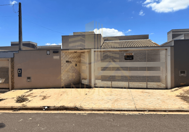 CASA À VENDA NO bairro parque dos IPÊS 1 – MIRASSOL por R$ 350.000,00 mil reais